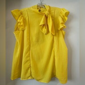 Bright Ruffled Blouse